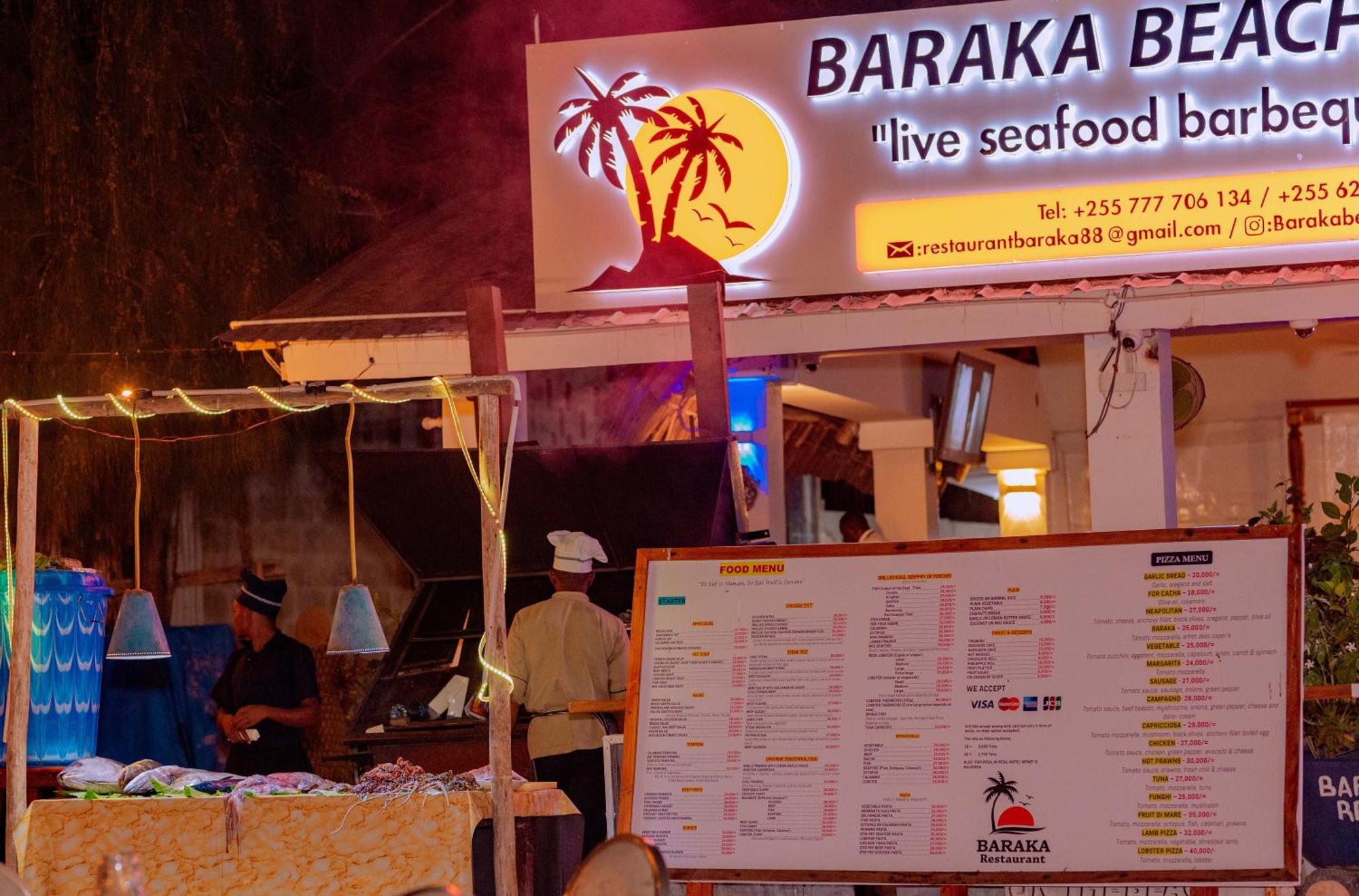 Baraka Beach Bungalows Nungwi Eksteriør bilde